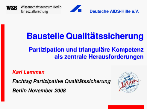 Vorschaubild Lemmen Baustelle Qualitätssicherung Berlin 2008