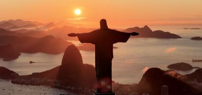 Sonnenaufgang in Rio de Janeiro