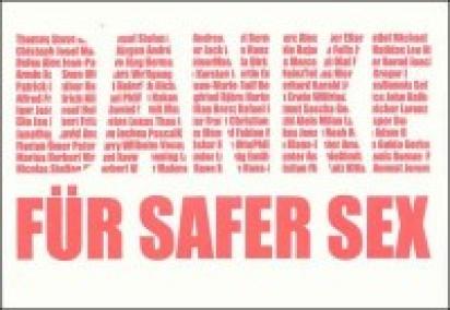 Postkarte Danke für Safer Sex