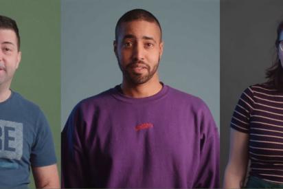 Drei Personen in einer Collage zusammengestellt.