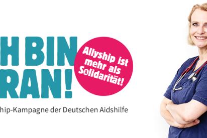 Ärztin Stefanie in der Allyship-Kampagne der Deutschen Aidshilfe 